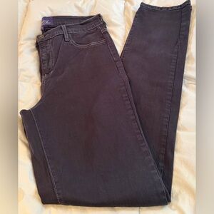 Not your daughter’s jeans black in colour,